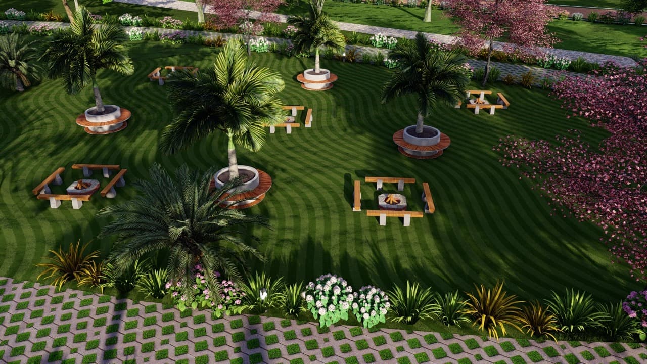 Bonfire Courtyard